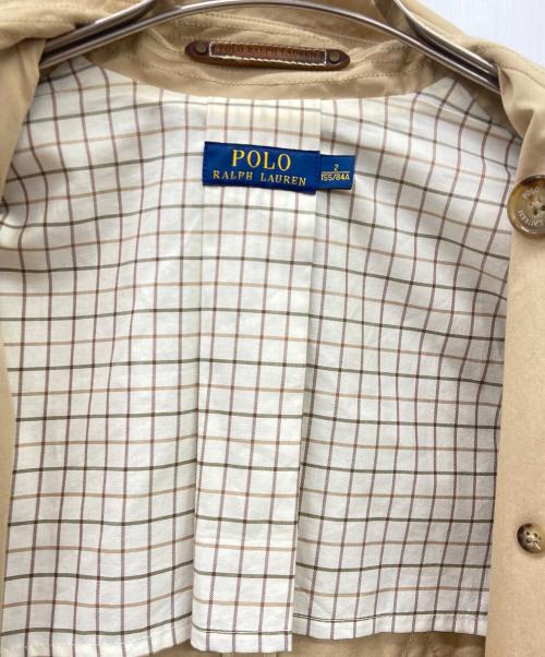 POLO RALPH LAUREN（ポロ・ラルフローレン）POLO RALPH LAUREN (ポロ・ラルフローレン) トレンチコート カーキ サイズ:SIZE2の古着・服飾アイテム