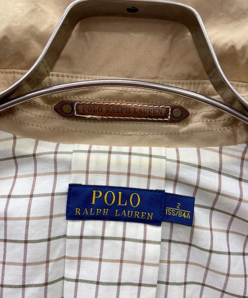 POLO RALPH LAUREN（ポロ・ラルフローレン）POLO RALPH LAUREN (ポロ・ラルフローレン) トレンチコート カーキ サイズ:SIZE2の古着・服飾アイテム
