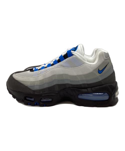 NIKE（ナイキ）NIKE (ナイキ) NIKE　AIR MAX95 Cool Grey and Blue Spark　スニーカー グレー×ブルー サイズ:26ｃｍの古着・服飾アイテム