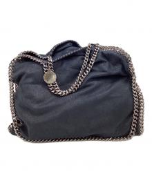 STELLA McCARTNEY（ステラマッカートニー）の古着「STELLA McCARTNEY　ファラベラ　チェーンショルダーバッグ」｜ネイビー×ピンク