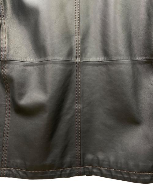 Barassi（バラシ）Barassi (バラシ) レザージャケット ブラック×ブラウン サイズ:SIZE46の古着・服飾アイテム