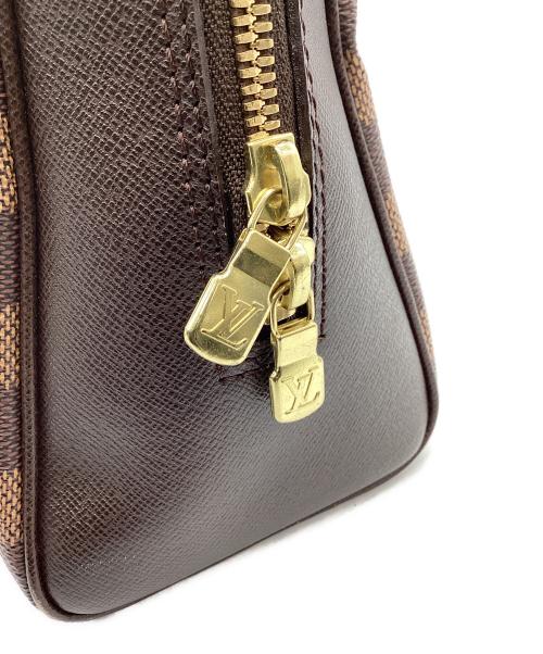 LOUIS VUITTON（ルイ ヴィトン）LOUIS VUITTON (ルイ ヴィトン) LOUIS VUITTON　ダミエ　トリアナ　ハンドバッグハンドバッグ ブラウンの古着・服飾アイテム