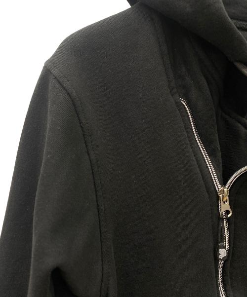 JANPARI（ジャンパリ）JANPARI (ジャンパリ) ジップパーカー ブラック サイズ:Mの古着・服飾アイテム