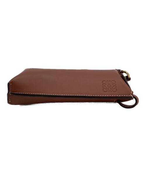 LOEWE（ロエベ）LOEWE (ロエベ) LOEWE　ゲートポケット　ショルダーバッグ ブラウンの古着・服飾アイテム
