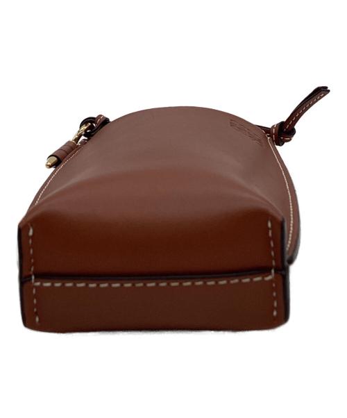 LOEWE（ロエベ）LOEWE (ロエベ) LOEWE　ゲートポケット　ショルダーバッグ ブラウンの古着・服飾アイテム