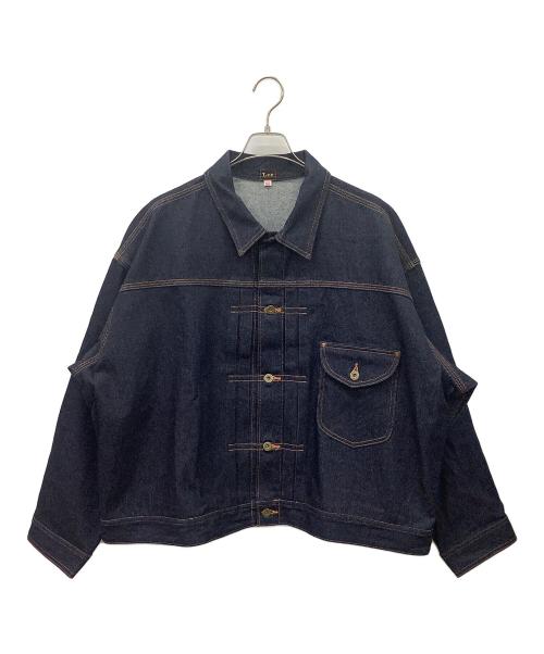 LEE（リー）LEE (リー) SUPERSIZED ビッグシルエットカウボーイデニムジャケット インディゴ サイズ:Lの古着・服飾アイテム