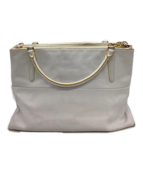 COACH（コーチ）COACH (コーチ) COACH　ボローバッグ ホワイトの古着・服飾アイテム