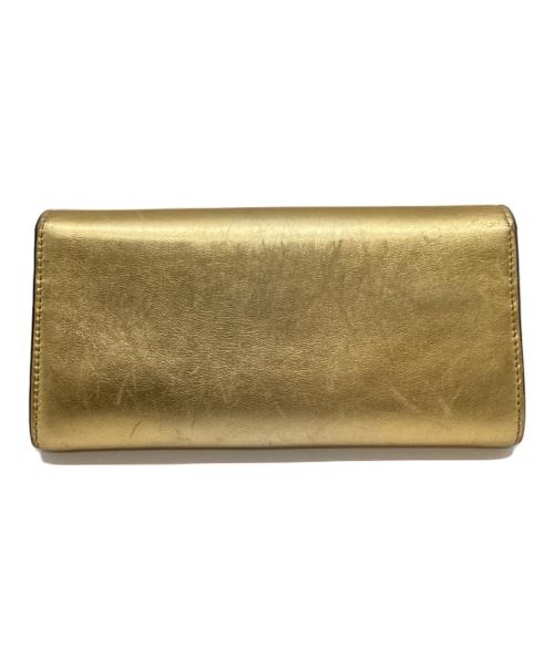 FENDI（フェンディ）FENDI (フェンディ) FENDI　コンチネンタル　長財布 ゴールドの古着・服飾アイテム