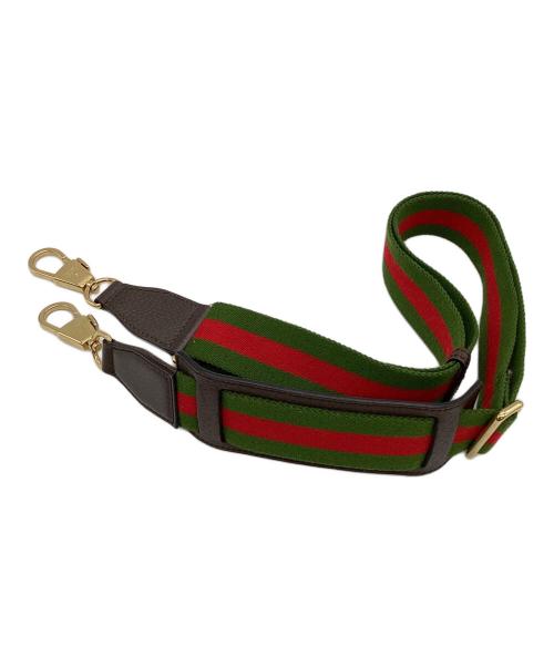 GUCCI（グッチ）GUCCI (グッチ) 2WAYバッグ ブラウン×ベージュの古着・服飾アイテム