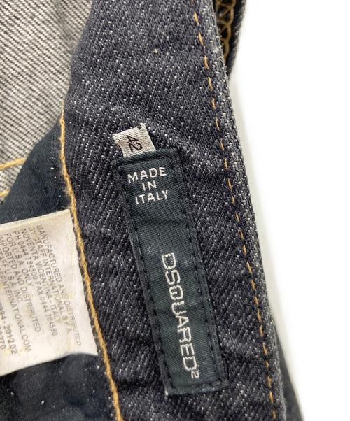 DSQUARED2（ディースクエアード）DSQUARED2 (ディースクエアード) ダメージ加工デニムパンツ ブラック サイズ:SIZE42の古着・服飾アイテム