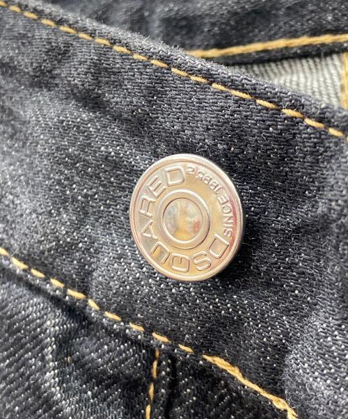 DSQUARED2（ディースクエアード）DSQUARED2 (ディースクエアード) ダメージ加工デニムパンツ ブラック サイズ:SIZE42の古着・服飾アイテム