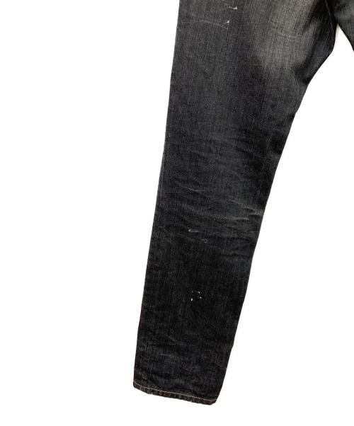 DSQUARED2（ディースクエアード）DSQUARED2 (ディースクエアード) ダメージ加工デニムパンツ ブラック サイズ:SIZE42の古着・服飾アイテム