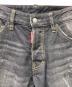 DSQUARED2 (ディースクエアード) ダメージ加工デニムパンツ ブラック サイズ:SIZE42：9000円