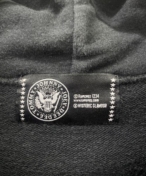 Hysteric Glamour（ヒステリックグラマー）Hysteric Glamour (ヒステリックグラマー) ジップパーカー ブラック サイズ:Freeの古着・服飾アイテム