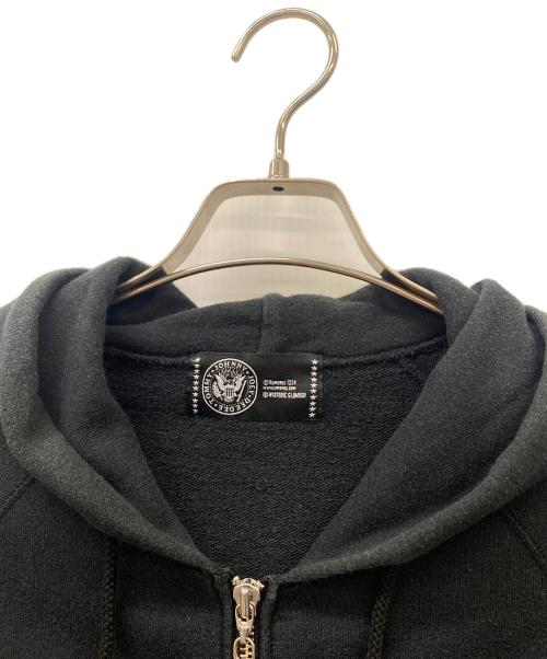 Hysteric Glamour（ヒステリックグラマー）Hysteric Glamour (ヒステリックグラマー) ジップパーカー ブラック サイズ:Freeの古着・服飾アイテム