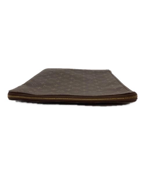 LOUIS VUITTON（ルイ ヴィトン）LOUIS VUITTON (ルイ ヴィトン) LOUIS VUITTON　モノグラム　ポッシュ・ドキュマン　クラッチバッグ ブラウンの古着・服飾アイテム