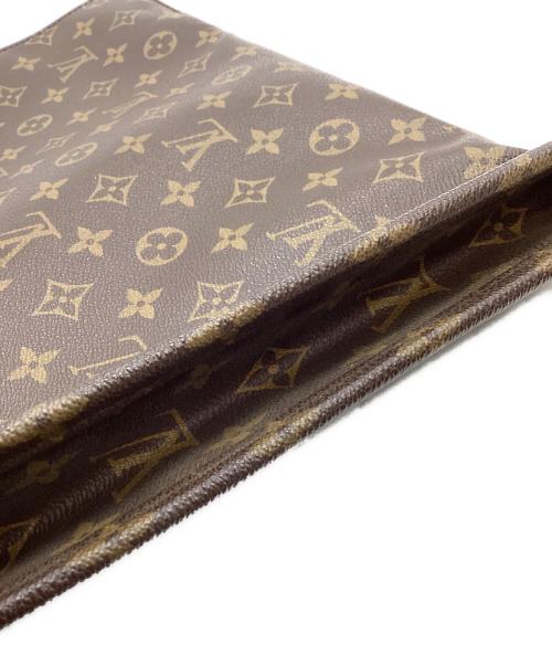 LOUIS VUITTON（ルイ ヴィトン）LOUIS VUITTON (ルイ ヴィトン) LOUIS VUITTON　モノグラム　ポッシュ・ドキュマン　クラッチバッグ ブラウンの古着・服飾アイテム