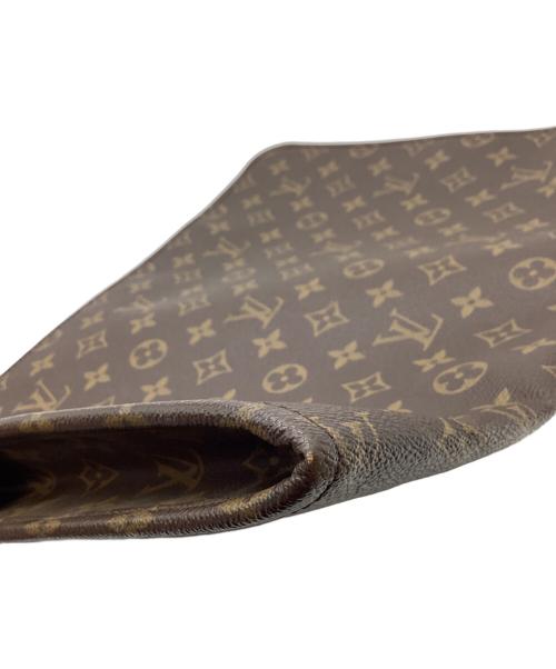 LOUIS VUITTON（ルイ ヴィトン）LOUIS VUITTON (ルイ ヴィトン) LOUIS VUITTON　モノグラム　ポッシュ・ドキュマン　クラッチバッグ ブラウンの古着・服飾アイテム
