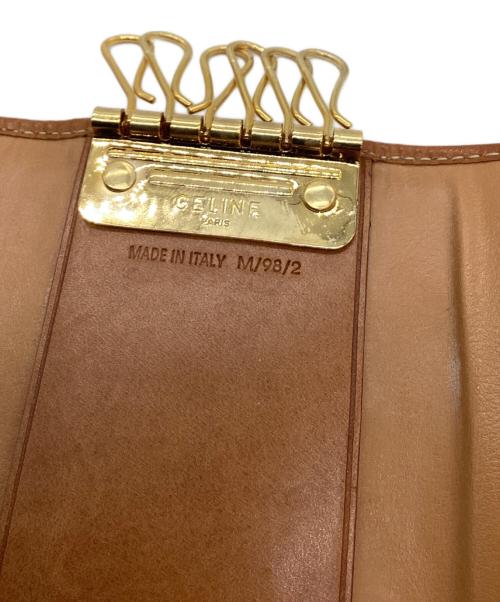 CELINE（セリーヌ）CELINE (セリーヌ) トリオンフ　マカダム柄　キーケース ブラウン サイズ:なしの古着・服飾アイテム