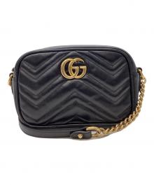 GUCCI（グッチ）の古着「GUCCI　GG　ミニカメラバッグ」｜ブラック