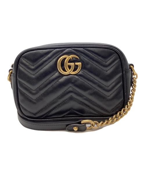 GUCCI（グッチ）GUCCI (グッチ) GUCCI　GG　ミニカメラバッグ ブラックの古着・服飾アイテム