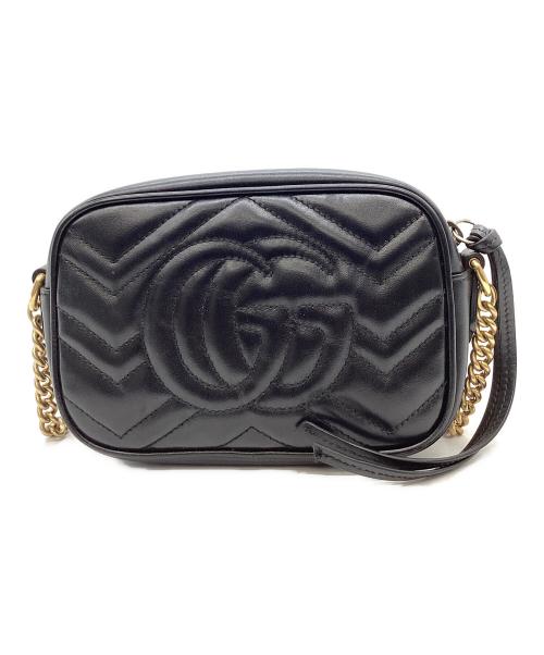 GUCCI（グッチ）GUCCI (グッチ) GUCCI　GG　ミニカメラバッグ ブラックの古着・服飾アイテム