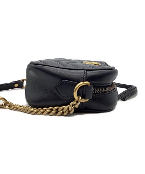 GUCCI（グッチ）GUCCI (グッチ) GUCCI　GG　ミニカメラバッグ ブラックの古着・服飾アイテム