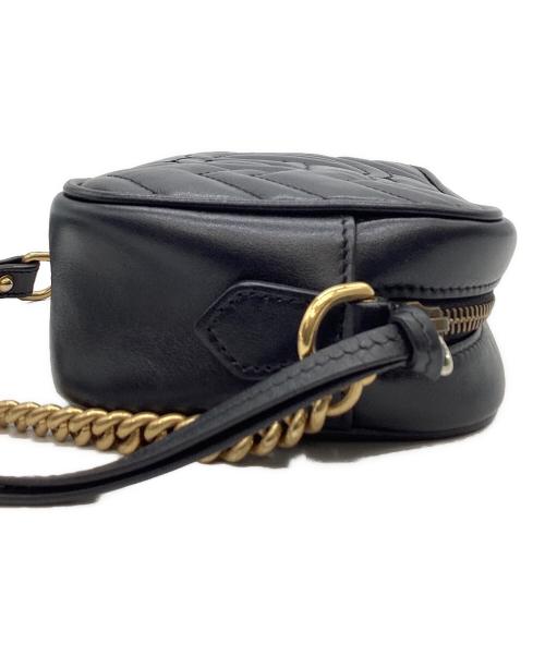 GUCCI（グッチ）GUCCI (グッチ) GUCCI　GG　ミニカメラバッグ ブラックの古着・服飾アイテム
