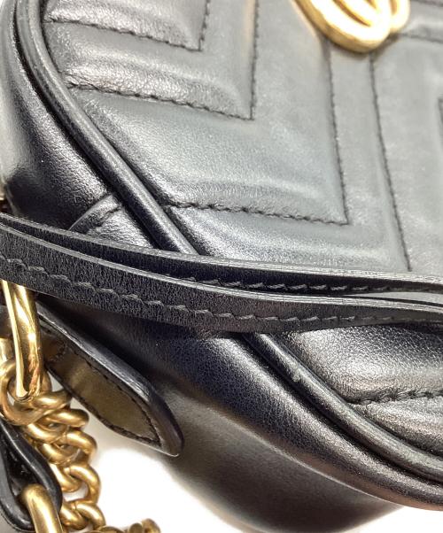 GUCCI（グッチ）GUCCI (グッチ) GUCCI　GG　ミニカメラバッグ ブラックの古着・服飾アイテム