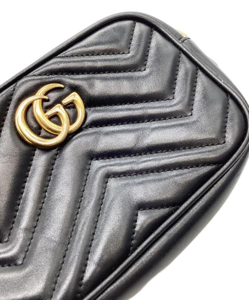 GUCCI（グッチ）GUCCI (グッチ) GUCCI　GG　ミニカメラバッグ ブラックの古着・服飾アイテム