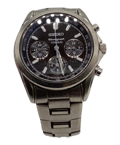 SEIKO（セイコー）SEIKO (セイコー) SEIKO　リストウォッチ ブラックの古着・服飾アイテム
