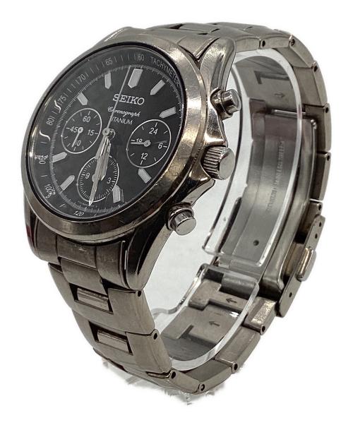 SEIKO（セイコー）SEIKO (セイコー) SEIKO　リストウォッチ ブラックの古着・服飾アイテム
