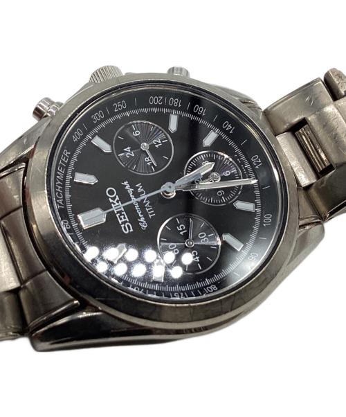 SEIKO（セイコー）SEIKO (セイコー) SEIKO　リストウォッチ ブラックの古着・服飾アイテム