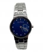 SKAGENスカーゲン）の古着「SKAGEN　リストウォッチ」｜ブルー