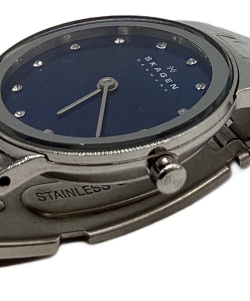 SKAGEN（スカーゲン）SKAGEN (スカーゲン) SKAGEN　リストウォッチ ブルーの古着・服飾アイテム