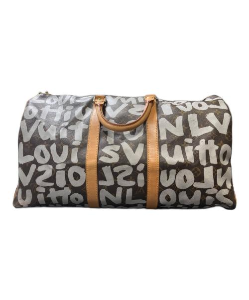 LOUIS VUITTON（ルイ ヴィトン）LOUIS VUITTON (ルイ ヴィトン) モノグラムグラフィティ キーポル50 ブラウン サイズ:50の古着・服飾アイテム
