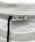MIU MIU (ミュウミュウ) 半袖カットソー ホワイト サイズ:S 未使用品：13000円