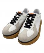 Onitsuka Tigerオニツカタイガー）の古着「Onitsuka Tiger　DELECITY　スニーカー」｜ホワイト×ブラウン