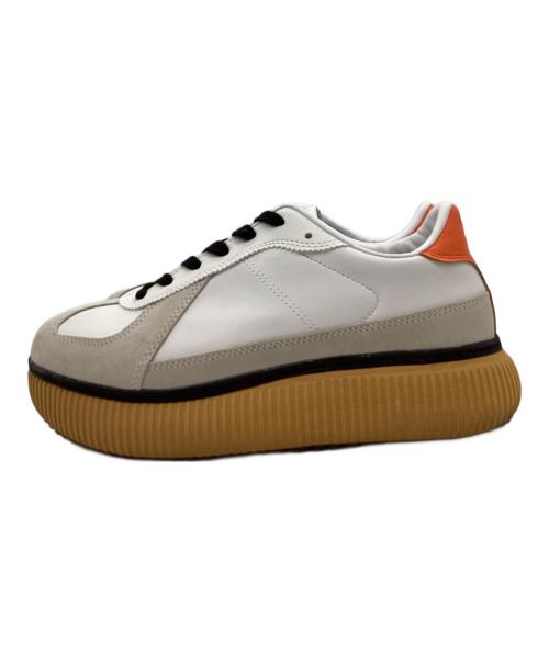 Onitsuka Tiger（オニツカタイガー）Onitsuka Tiger (オニツカタイガー) Onitsuka Tiger　DELECITY　スニーカー ホワイト×ブラウン サイズ:25cmの古着・服飾アイテム