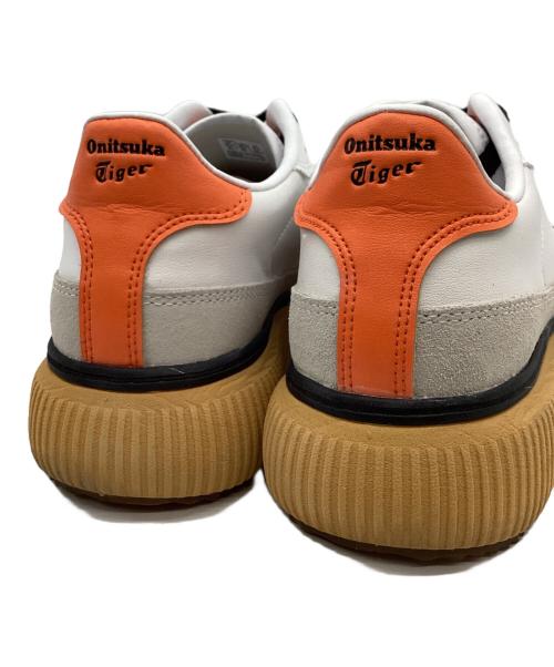 Onitsuka Tiger（オニツカタイガー）Onitsuka Tiger (オニツカタイガー) Onitsuka Tiger　DELECITY　スニーカー ホワイト×ブラウン サイズ:25cmの古着・服飾アイテム