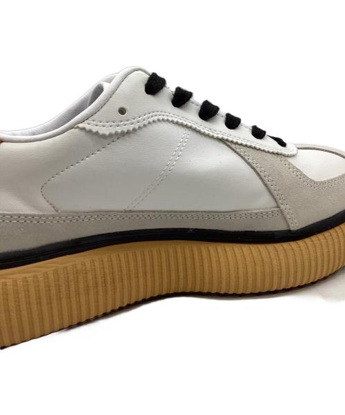 Onitsuka Tiger（オニツカタイガー）Onitsuka Tiger (オニツカタイガー) Onitsuka Tiger　DELECITY　スニーカー ホワイト×ブラウン サイズ:25cmの古着・服飾アイテム