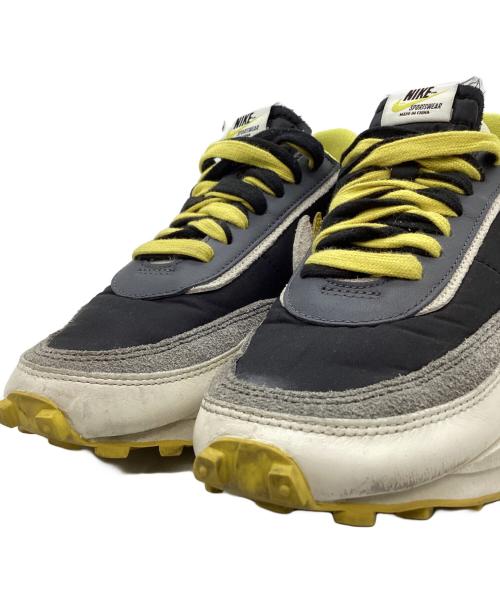NIKE（ナイキ）NIKE (ナイキ) sacai (サカイ) UNDERCOVER (アンダーカバー) NIKE　sacai　UNDERCOVER　LD Waffle　スニーカー ブラック×イエロー サイズ:27.5cmの古着・服飾アイテム