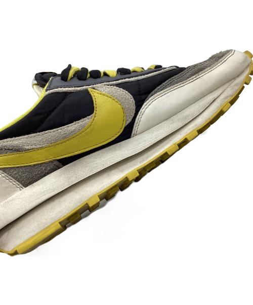 NIKE（ナイキ）NIKE (ナイキ) sacai (サカイ) UNDERCOVER (アンダーカバー) NIKE　sacai　UNDERCOVER　LD Waffle　スニーカー ブラック×イエロー サイズ:27.5cmの古着・服飾アイテム