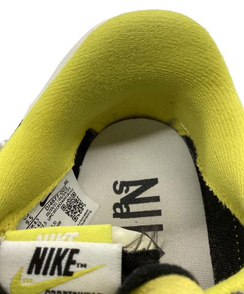 NIKE（ナイキ）NIKE (ナイキ) sacai (サカイ) UNDERCOVER (アンダーカバー) NIKE　sacai　UNDERCOVER　LD Waffle　スニーカー ブラック×イエロー サイズ:27.5cmの古着・服飾アイテム