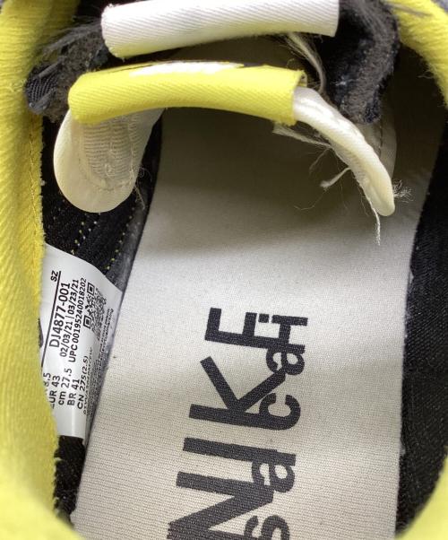 NIKE（ナイキ）NIKE (ナイキ) sacai (サカイ) UNDERCOVER (アンダーカバー) NIKE　sacai　UNDERCOVER　LD Waffle　スニーカー ブラック×イエロー サイズ:27.5cmの古着・服飾アイテム