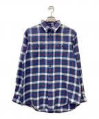 POLO RALPH LAURENポロ・ラルフローレン）の古着「長袖シャツ」｜ネイビー×レッド