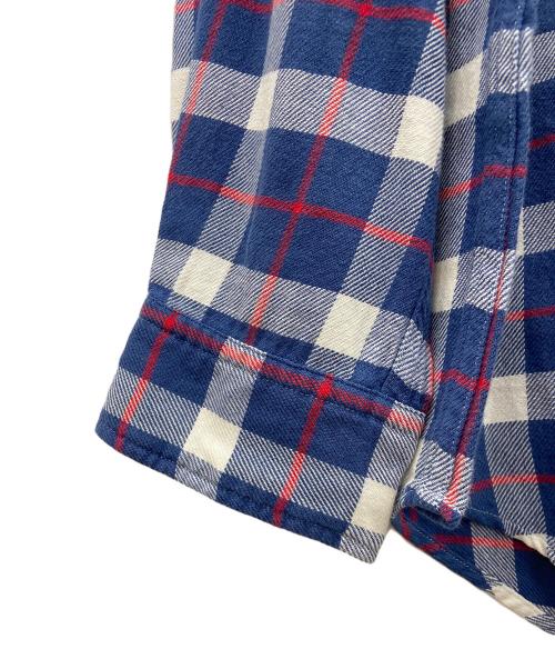 POLO RALPH LAUREN（ポロ・ラルフローレン）POLO RALPH LAUREN (ポロ・ラルフローレン) 長袖シャツ ネイビー×レッド サイズ:M 未使用品の古着・服飾アイテム