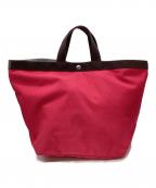 Herve Chapelierエルベシャプリエ）の古着「Herve Chapelier　舟形L　トートバッグ」｜ピンク