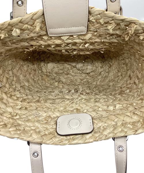 COACH（コーチ）COACH (コーチ) ２WAYカゴバッグ ナチュラル×アイボリー サイズ:なしの古着・服飾アイテム