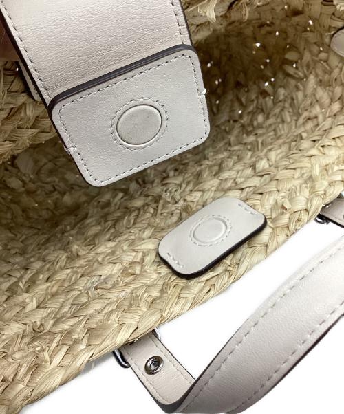 COACH（コーチ）COACH (コーチ) ２WAYカゴバッグ ナチュラル×アイボリー サイズ:なしの古着・服飾アイテム
